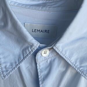 Lemaire Light Blue Button-Up Shirt